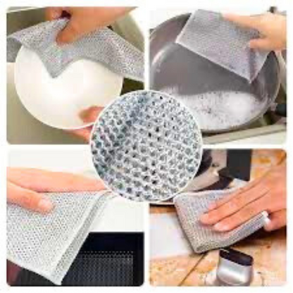 HomeSavvy™ Multipurpose Wire Dishwashing Rags